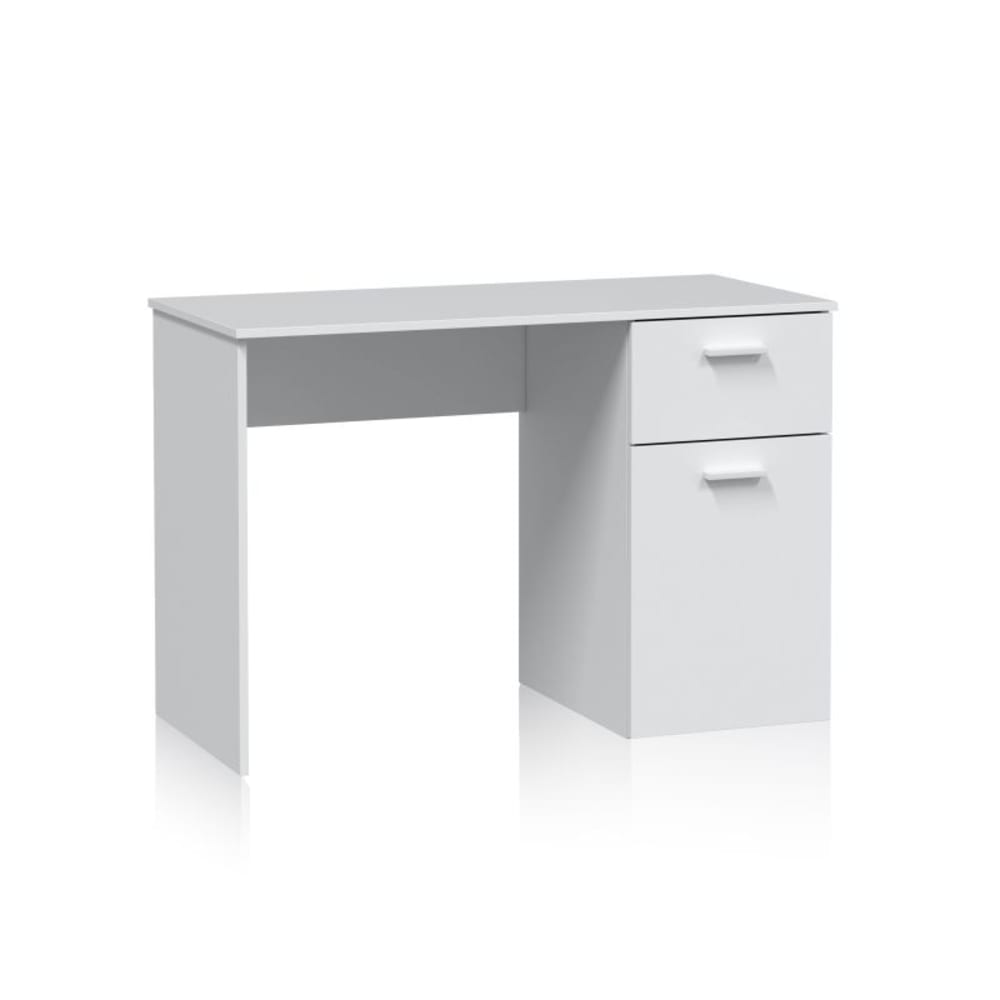 Mesa de escritorio take melamina, blanco artik, 108 x 73 x 50