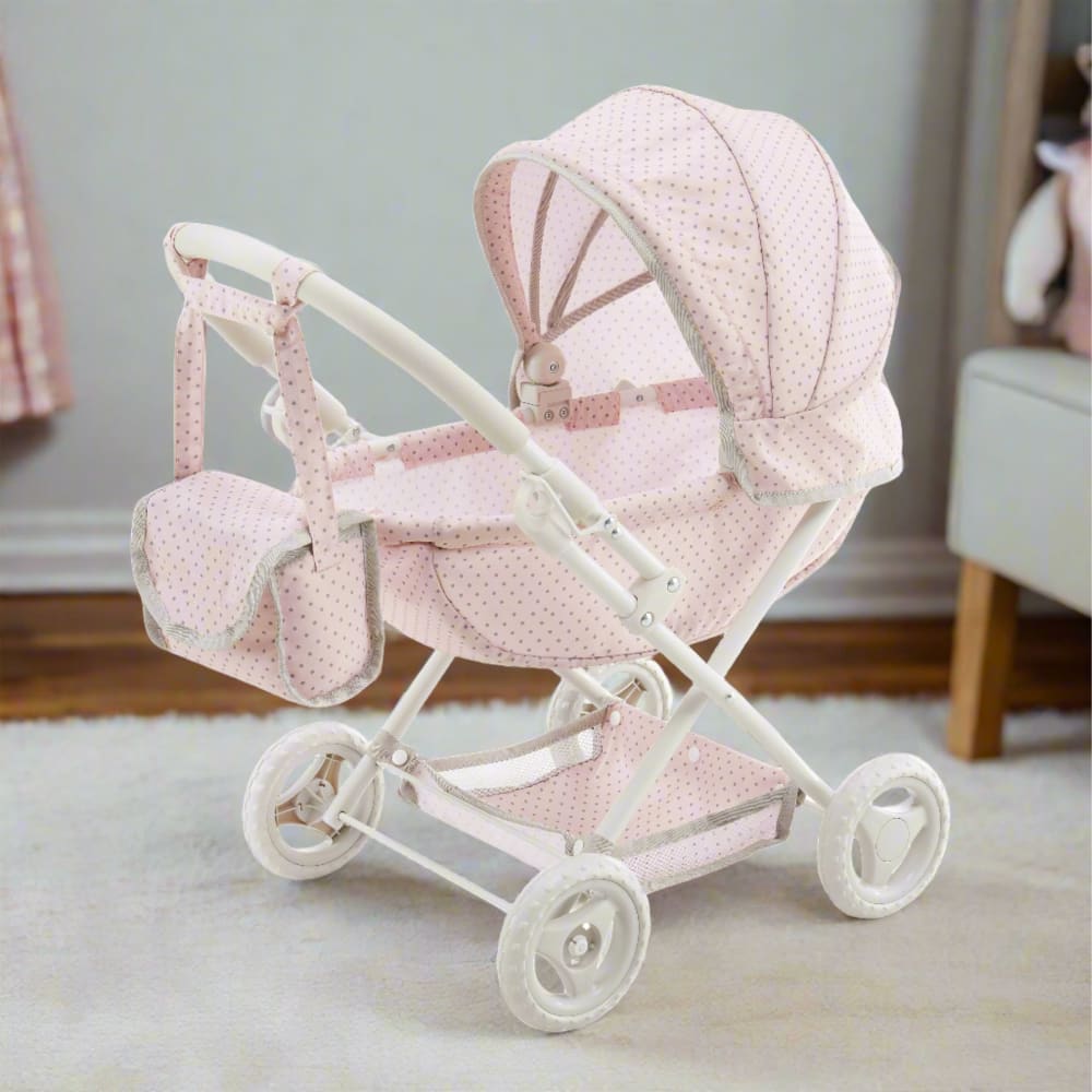 Jogger Puppenwagen, 65cm, Rosa/Grau - Maisons Du Monde