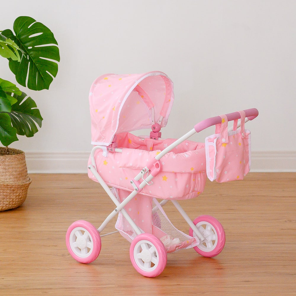 Jogger Puppenwagen, 68cm, Rosa/Weiß - Maisons Du Monde