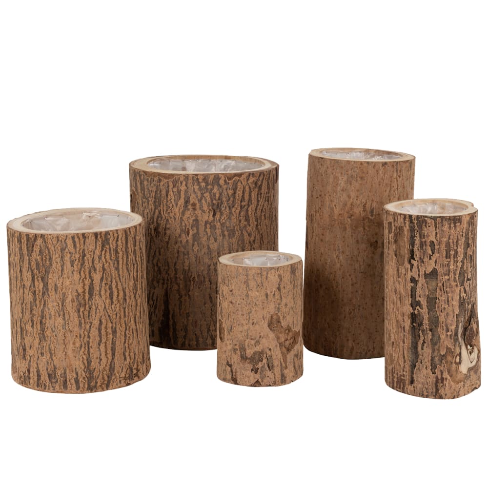 Grand cache-pot en écorce de paulownia - Maisons du Monde