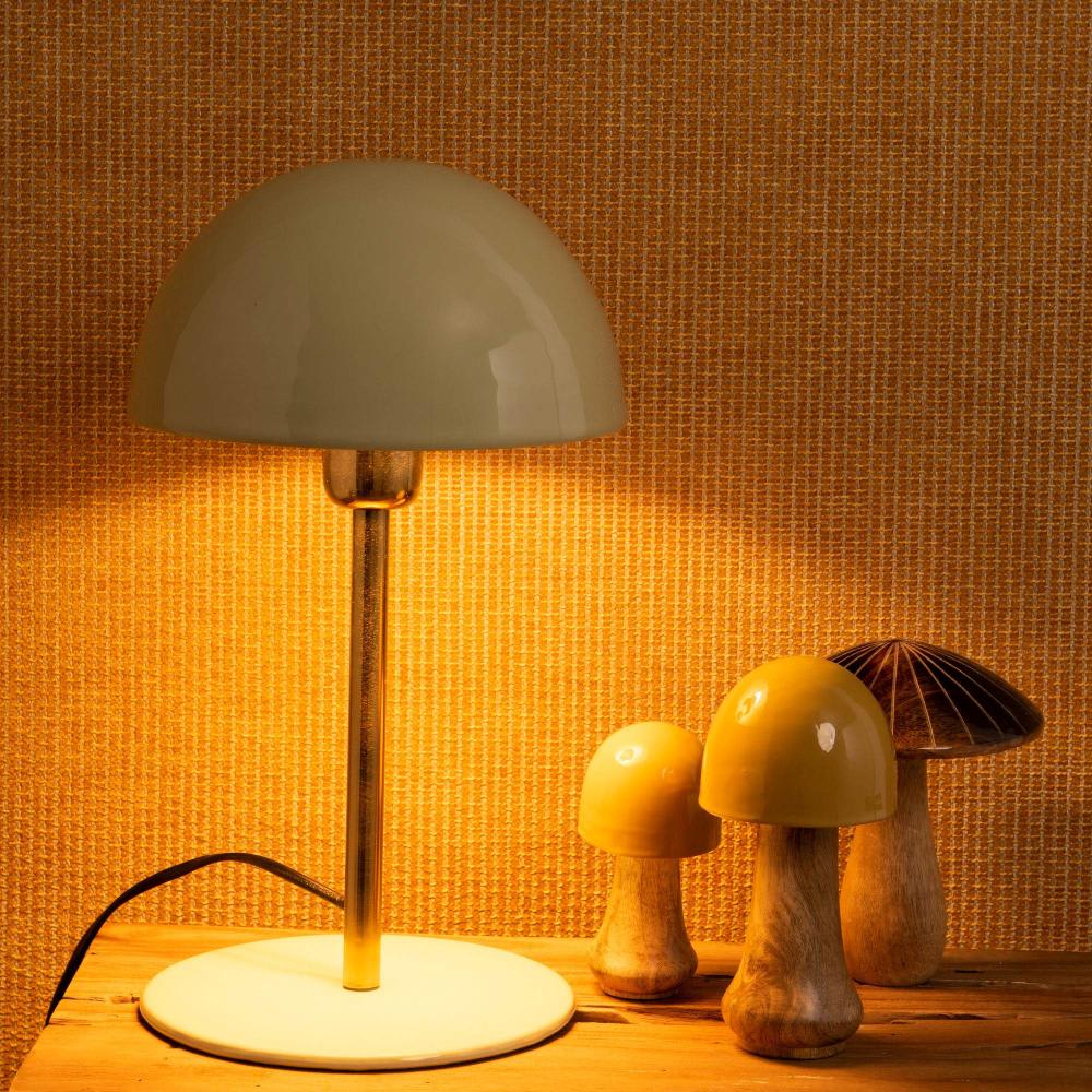 Lampe Basile Amande vert en métal - Maisons du Monde