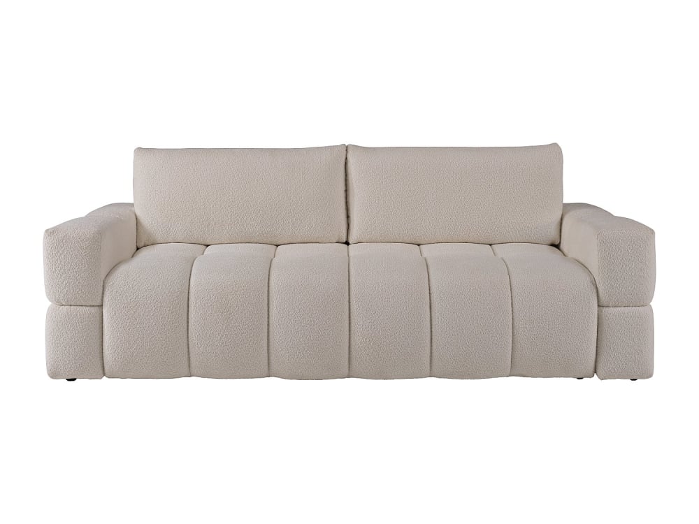 Canapé convertible  3 places beige