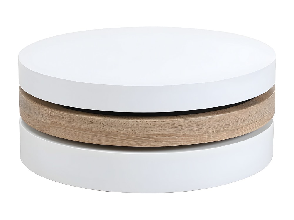 Table basse mdf naturel clair