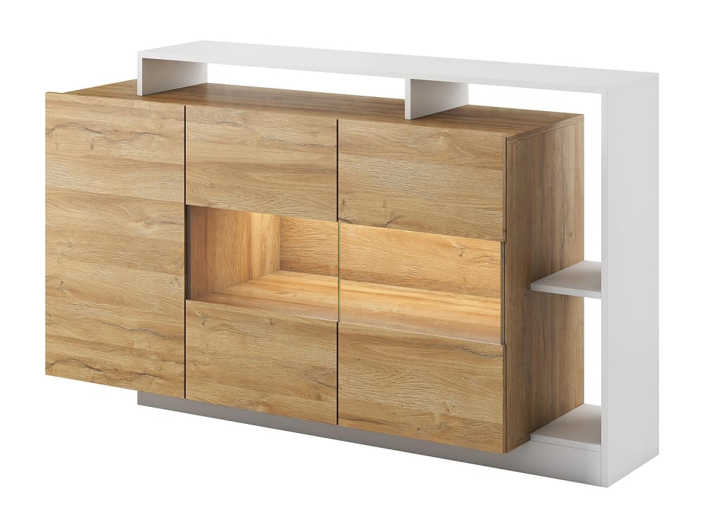 Buffet panneau de particule naturel clair Buffet panneau de particule naturel clair