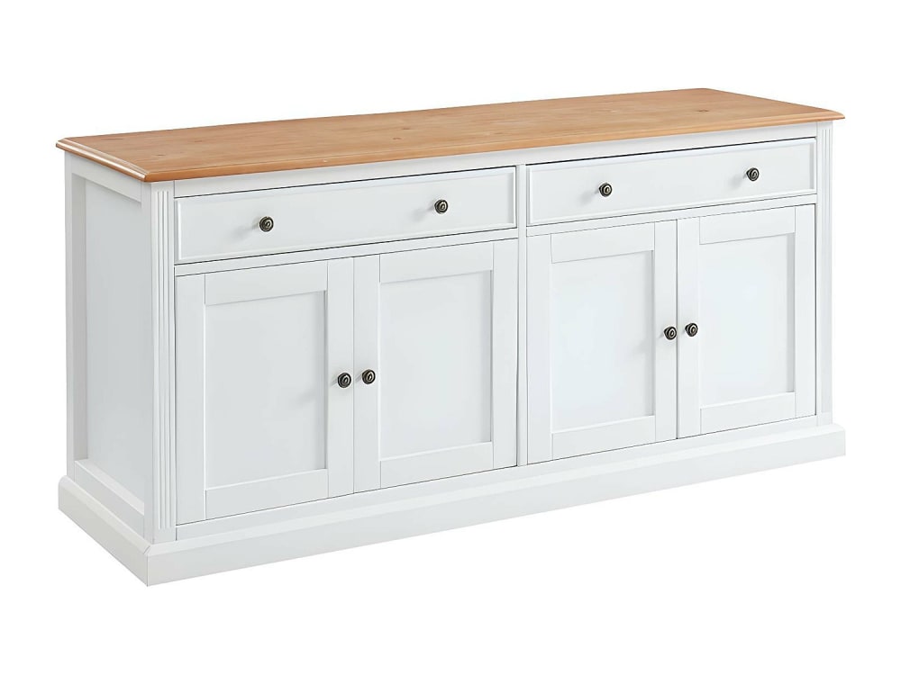 Buffet bois massif blanc