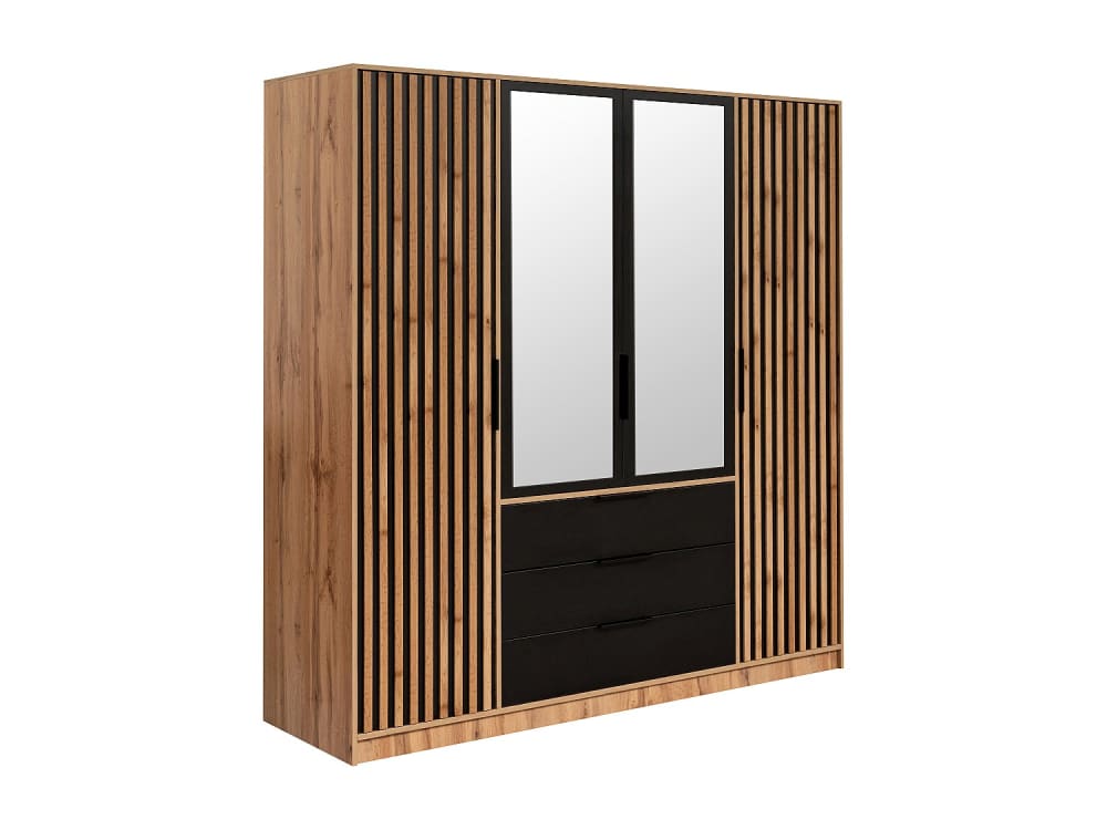 Armoire panneau de particule noir