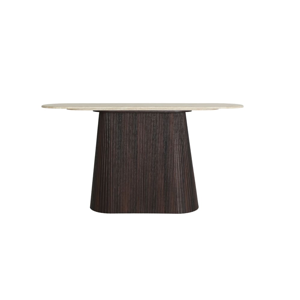 console en bois mdf marron,