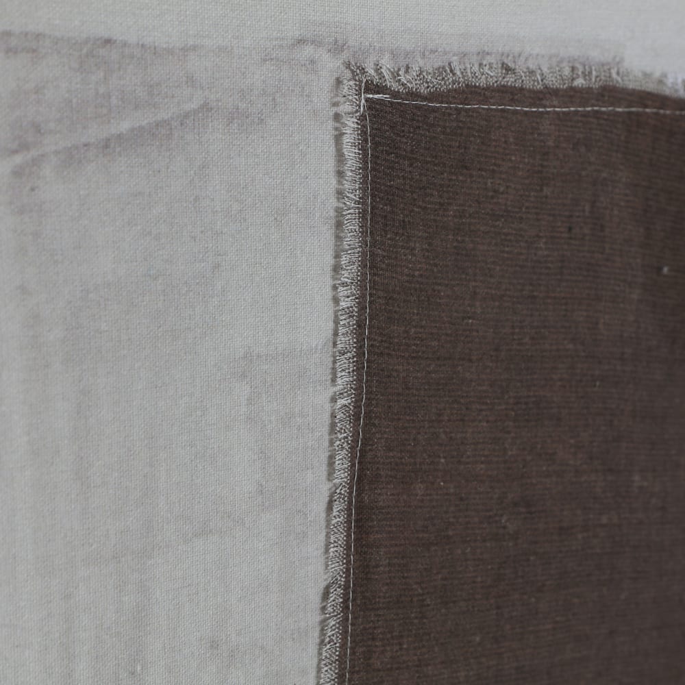 Tableau en toile blanc, 120x5x120 cm — vue 4