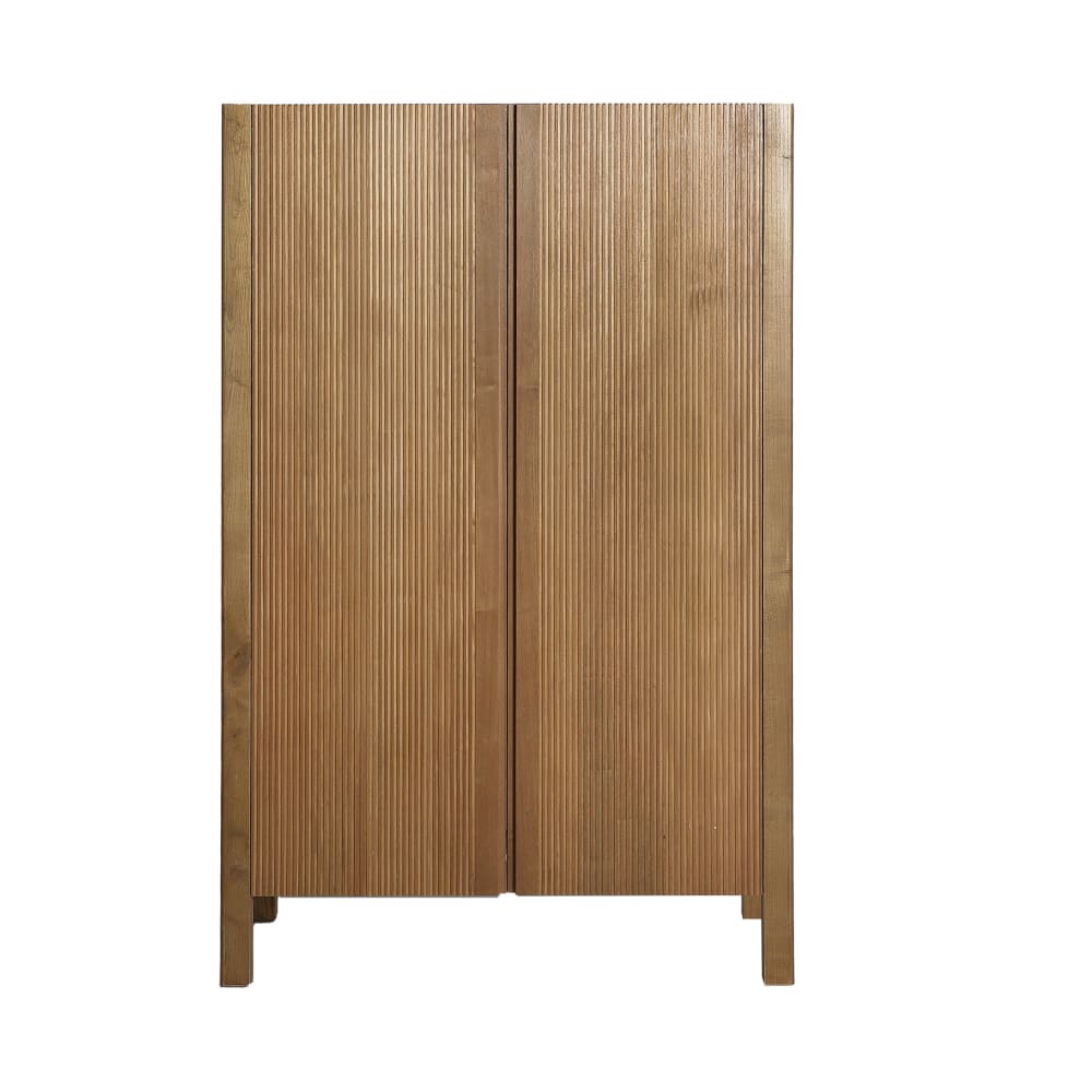 Armoire en bois mdf marron, 95x45x150 cm