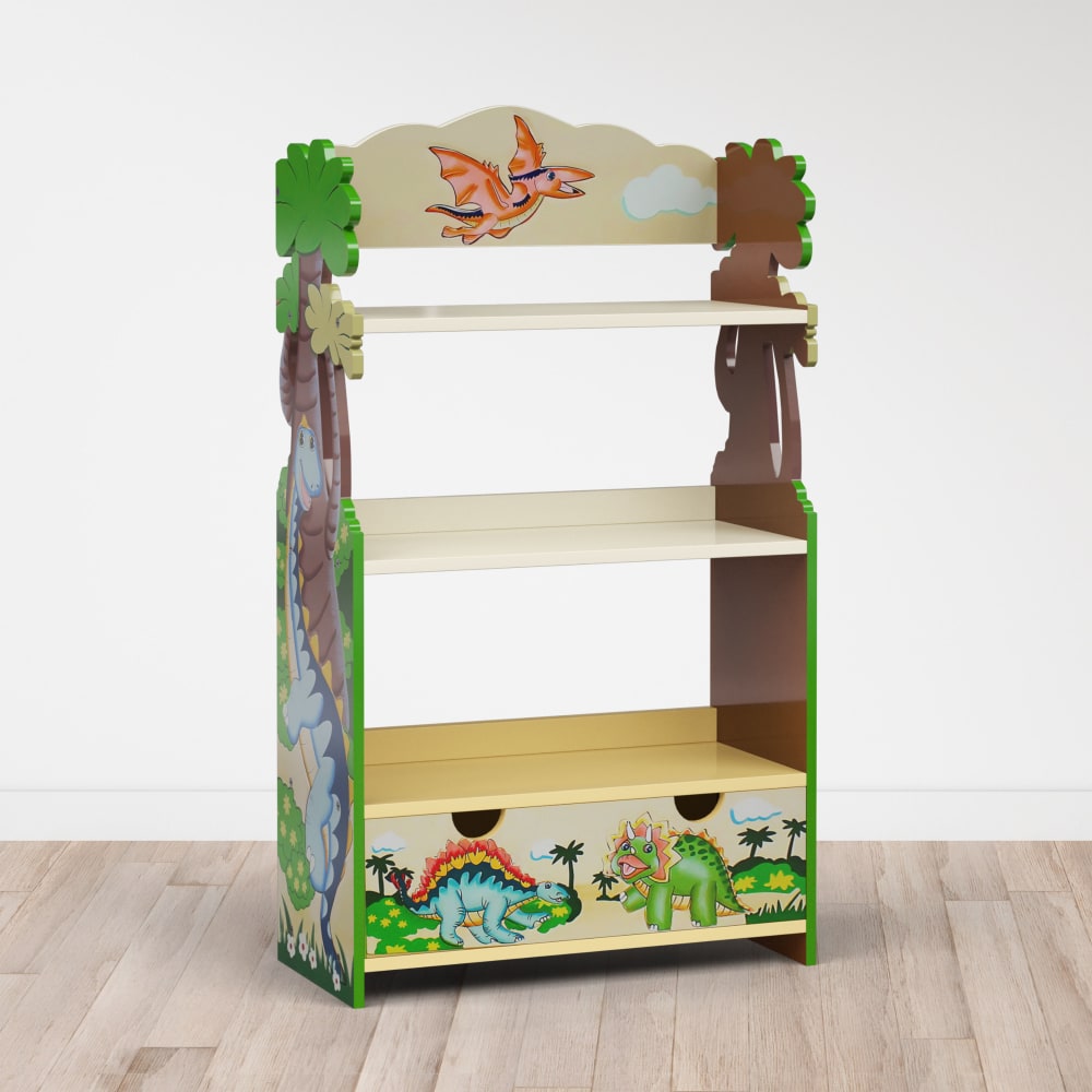 Teamson Kinder Bücherregal, 96cm, Bunt MEHRFARBIG HOLZ Kinder