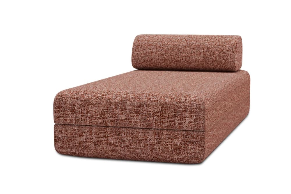 Méridienne convertible - rouge
