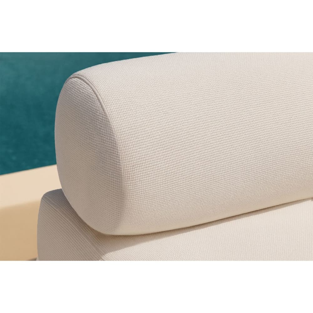 Fauteuil convertible et modulable 1 place en tissu imperméable gris