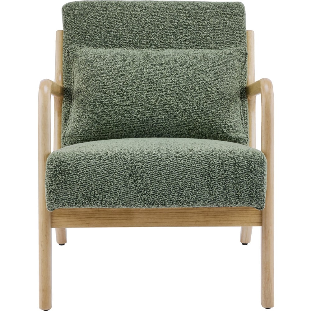 fauteuil en bois et tissu