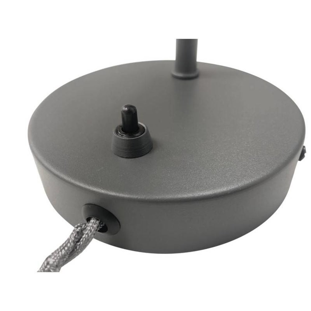 Applique murale grise avec câble et tête orientable, E27 — vue 4