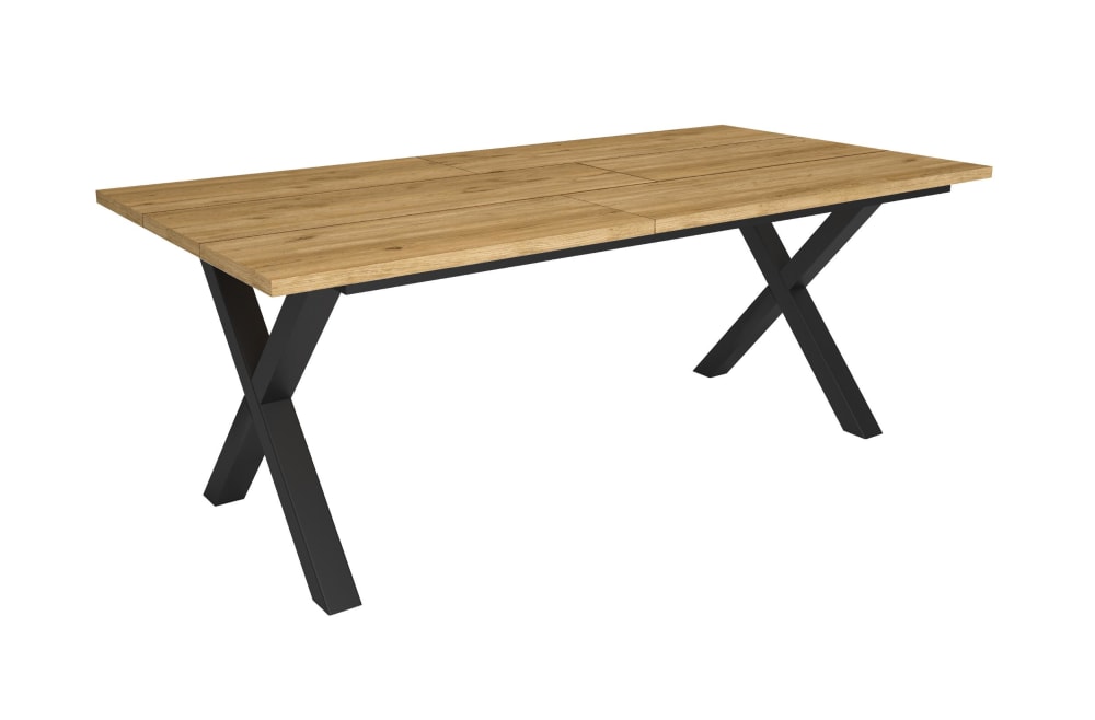 Esstisch Holzeffekt 194x90x74cm Eiche - Maisons Du Monde