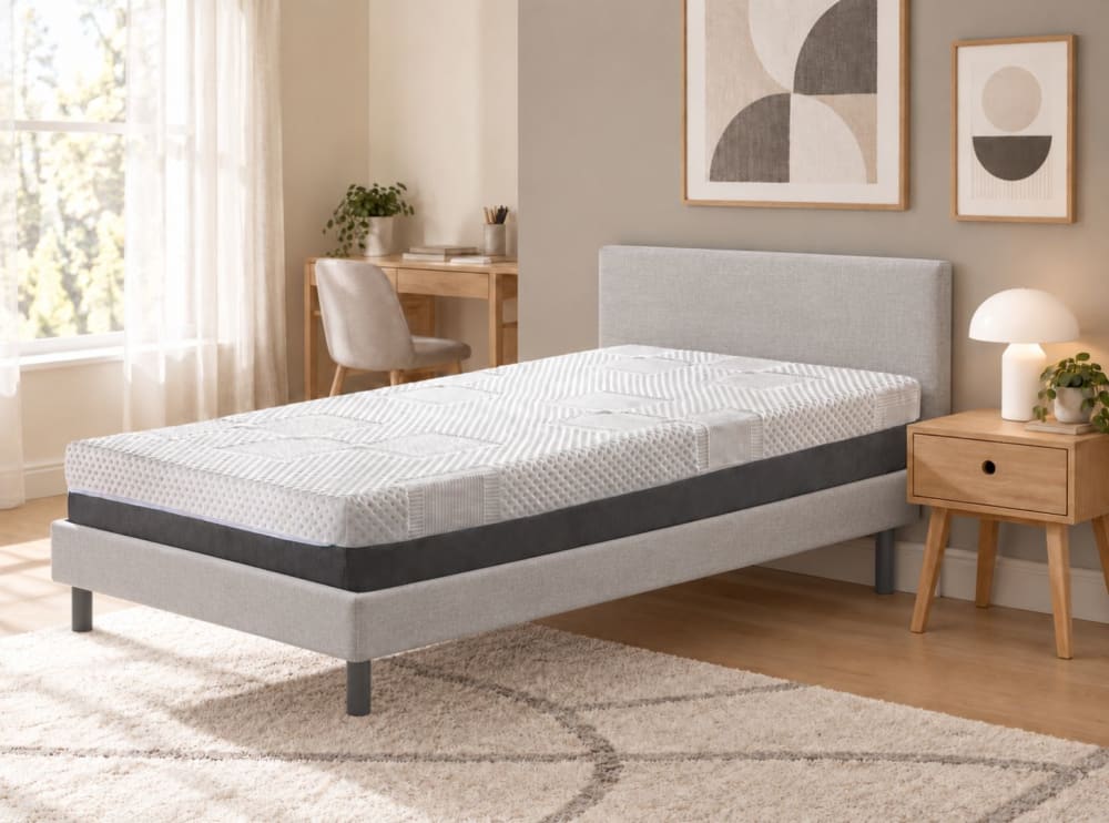 Dormissimo Matratze 150x190 DRACO LATEX Hohe 20 CM H2 Weiß Öko-Tex Zertifikat Viskose
