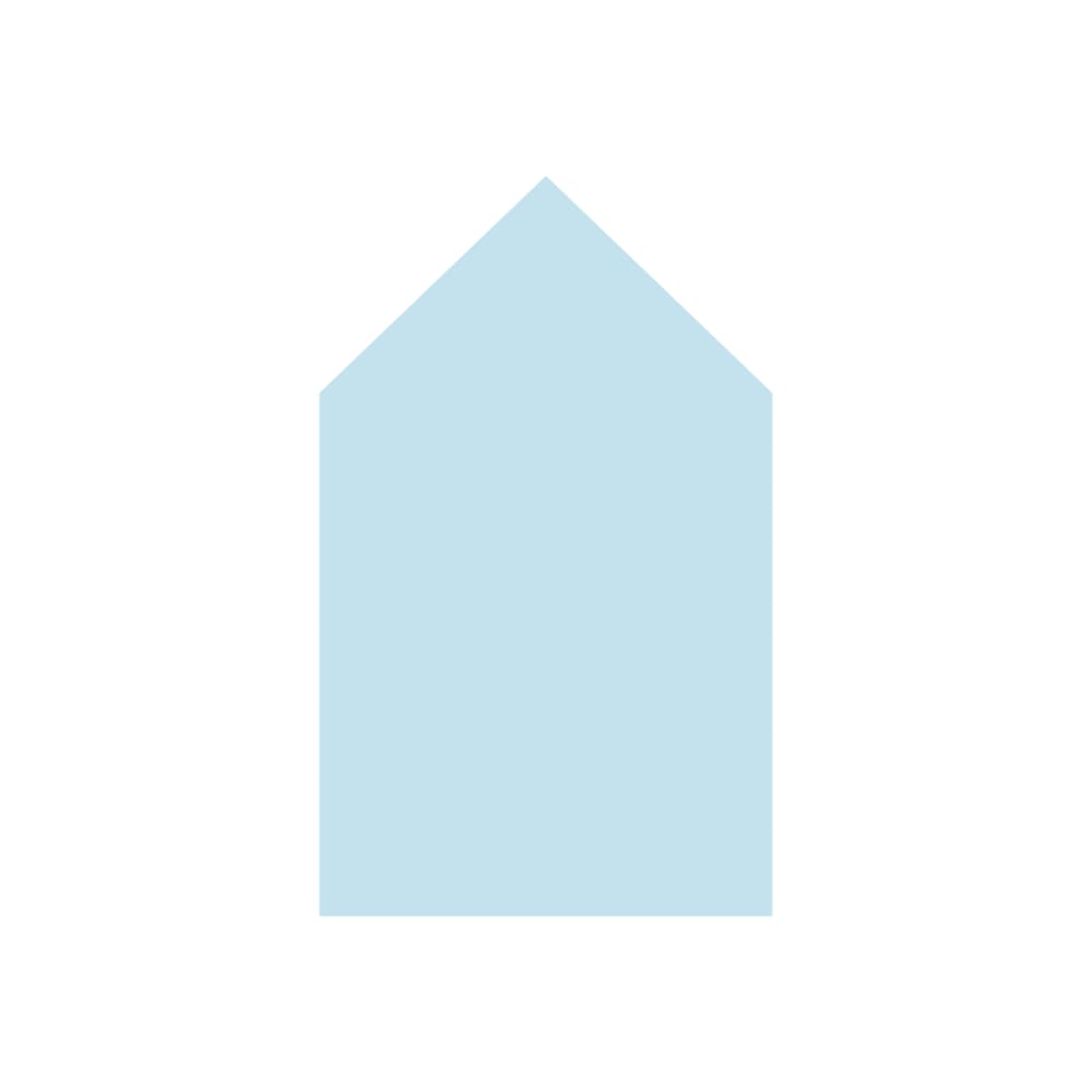 Tableau adhésif magnétique maison bleu ciel 60x98cm