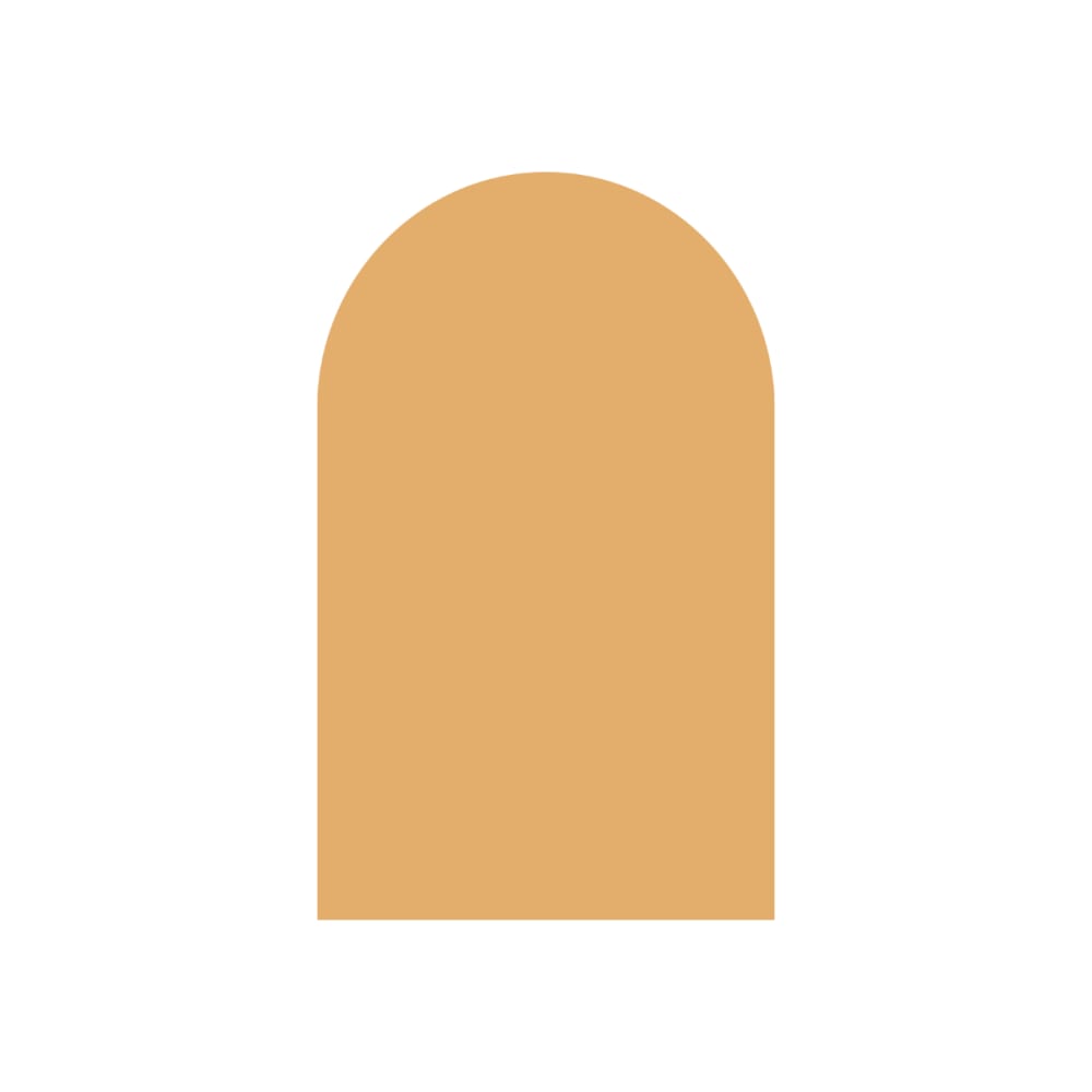 Tableau adhésif magnétique arc souci 60x98cm