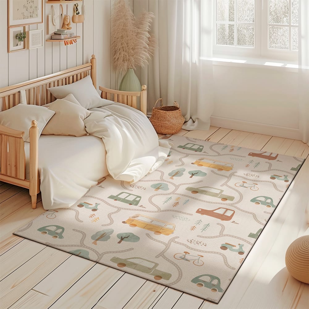 Kinderteppiche Roadtrip mehrfarbig 85x130cm - Maisons Du Monde