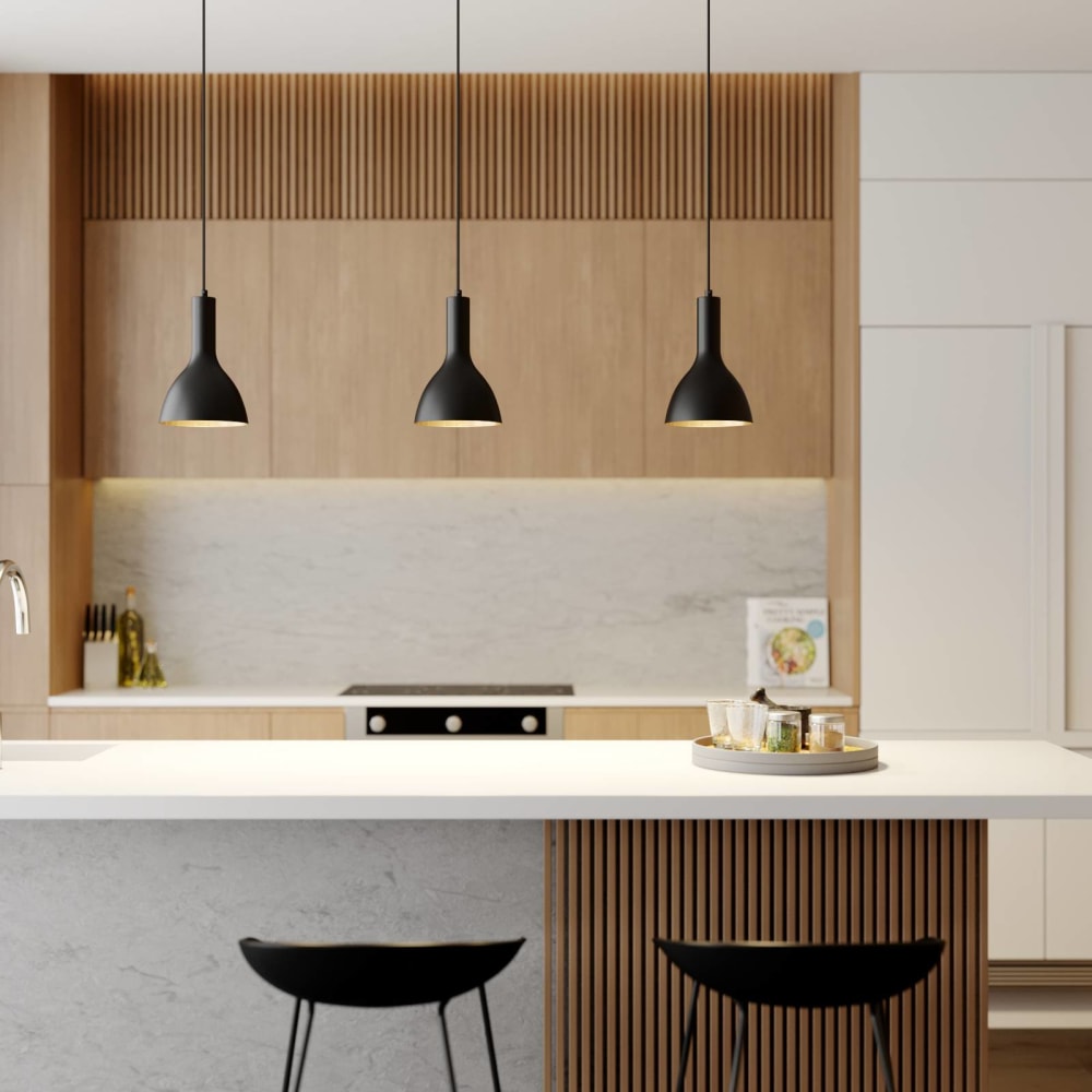 Arcchio Pendelleuchte aus Metall, schwarz style modern - Metall
