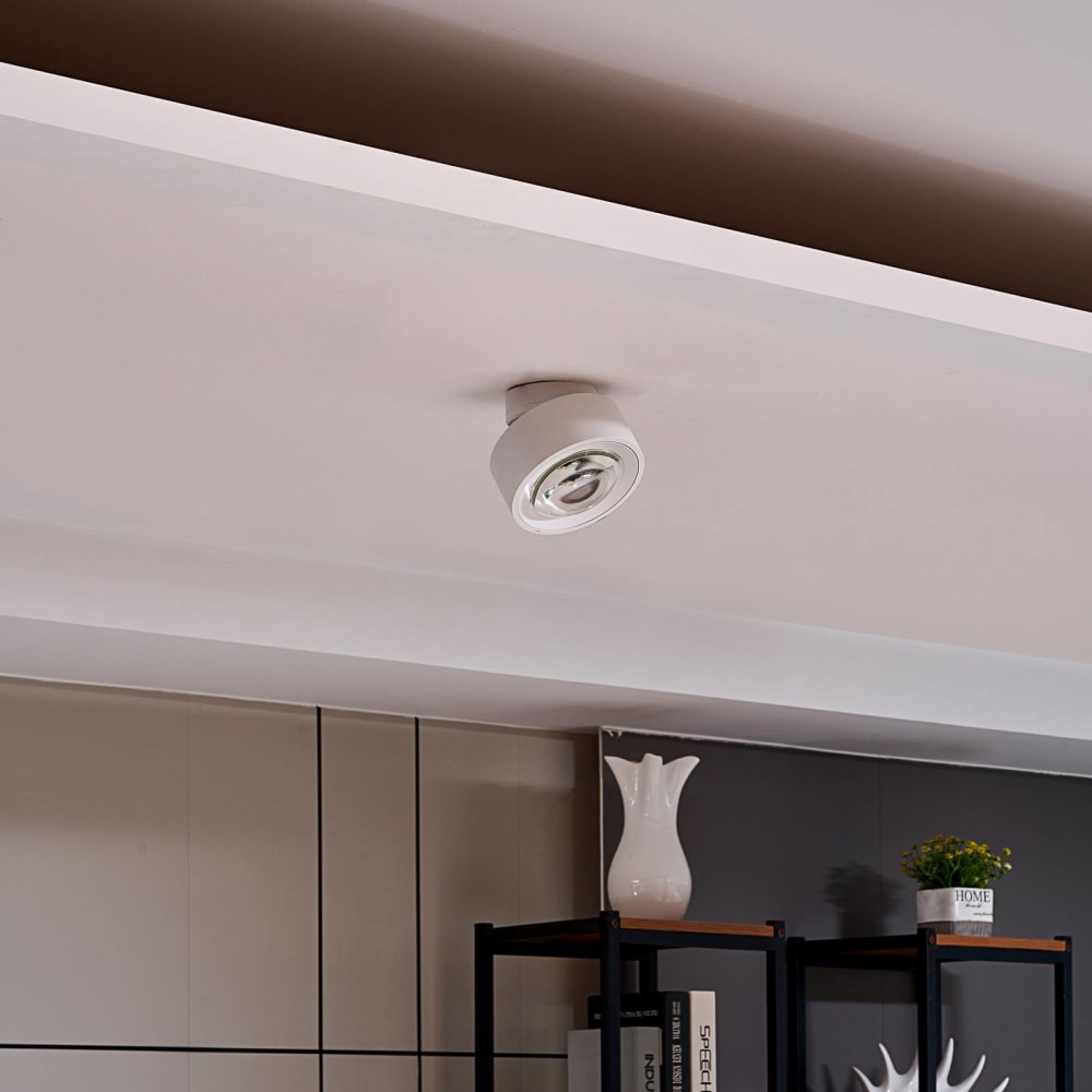 LED Deckenleuchte aus Aluminium, weiß - Maisons Du Monde