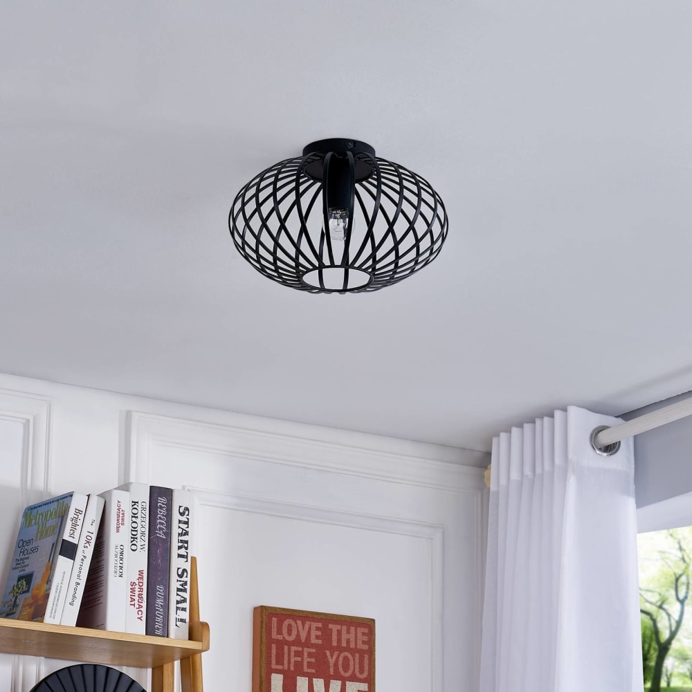 Deckenlampe aus Metall, schwarz - Maisons Du Monde