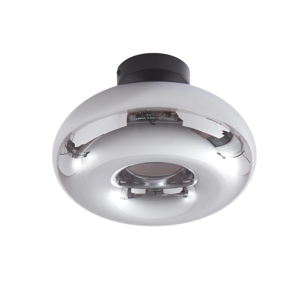 Lindby Deckenlampe aus Glas, schwarz style modern - Glas