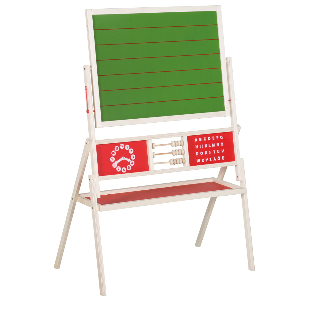 roba Standtafel für Kinder, drehbar, liniert und magnetisch MEHRFARBIG SPANPLATTE Kinder