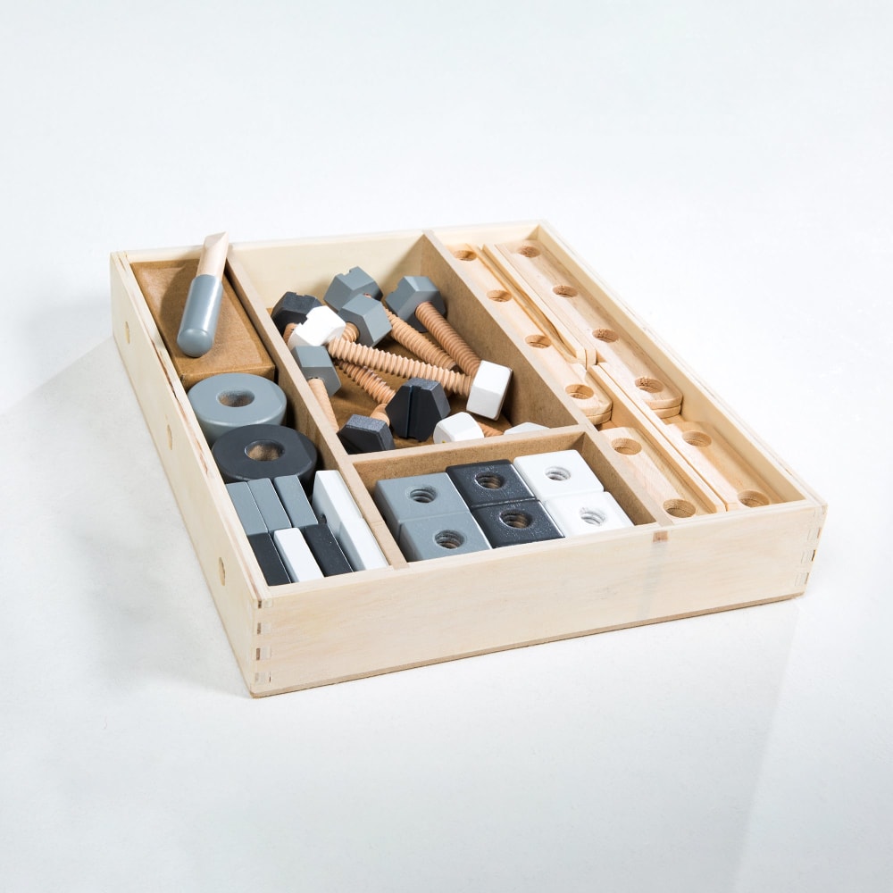 Holzbaukasten, 48-teiliges Zubehör - Maisons Du Monde