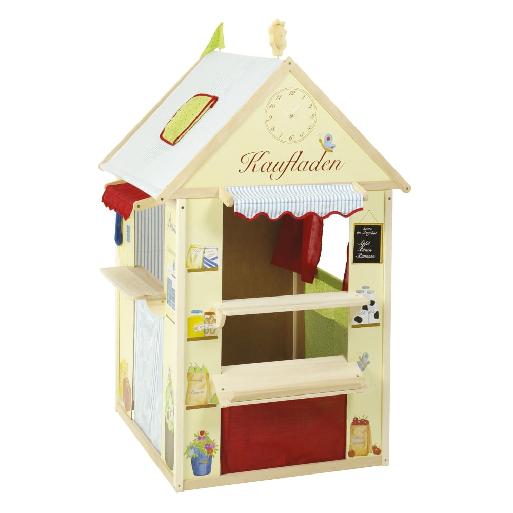 roba Spielhaus, Kasperletheater, Tafel, Post/Bank/Kiosk, Gelb GELB SPANPLATTE Kinder