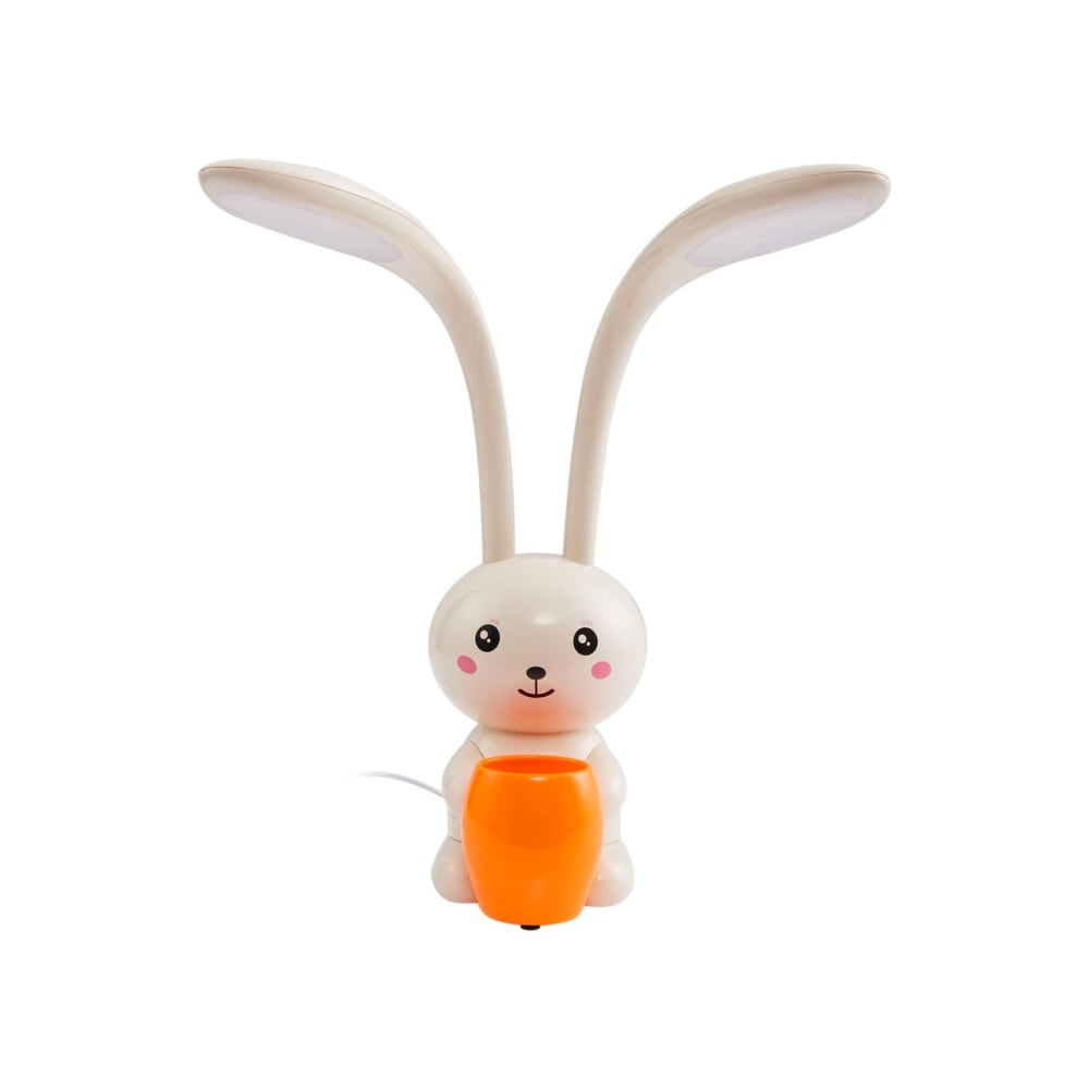 Lampe à poser en plastique beige Lampe à poser en plastique beige