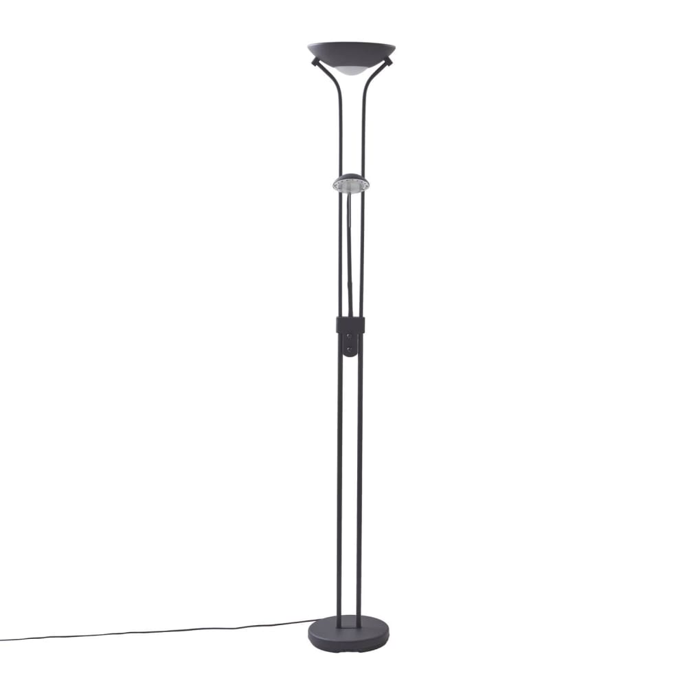 LED Stehlampe aus Metall, schwarz - Maisons Du Monde