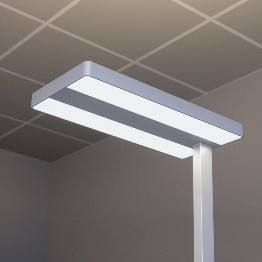 Bürostehleuchten aus Aluminium, grau - Maisons Du Monde