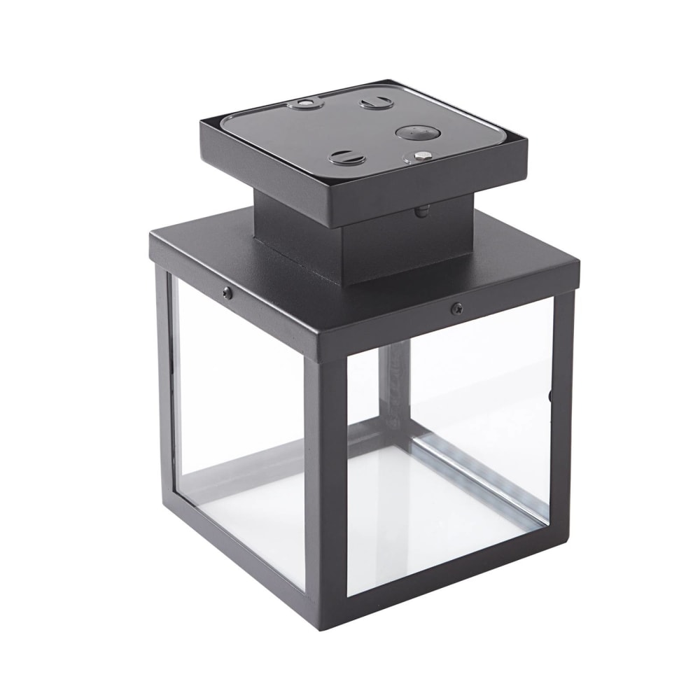 Plafonnier en inox noir