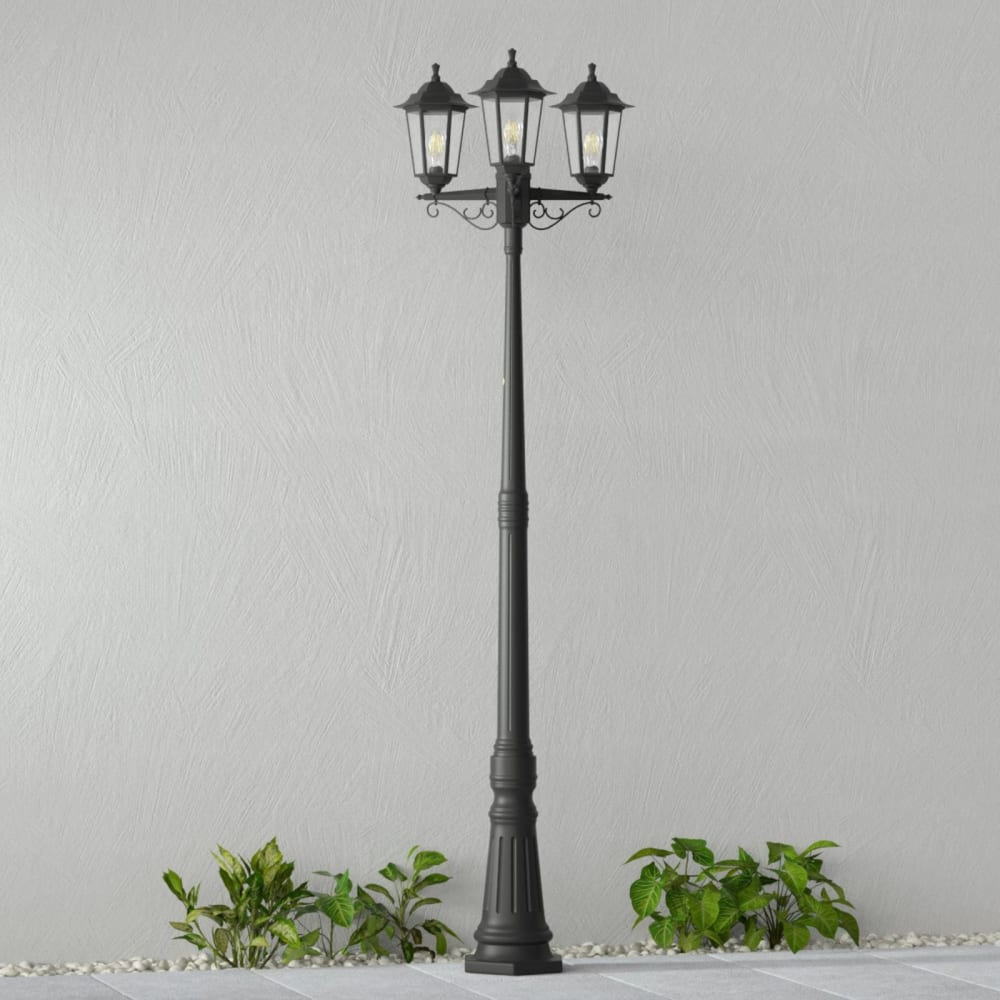 Mastleuchte außen aus Kunststoff, schwarz - Maisons Du Monde