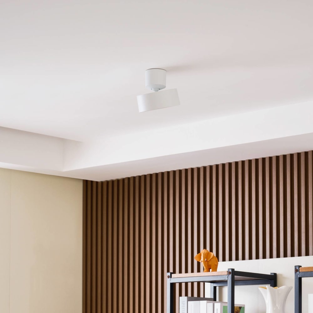 Lindby LED Deckenlampe aus Aluminium, weiß style modern - Aluminium