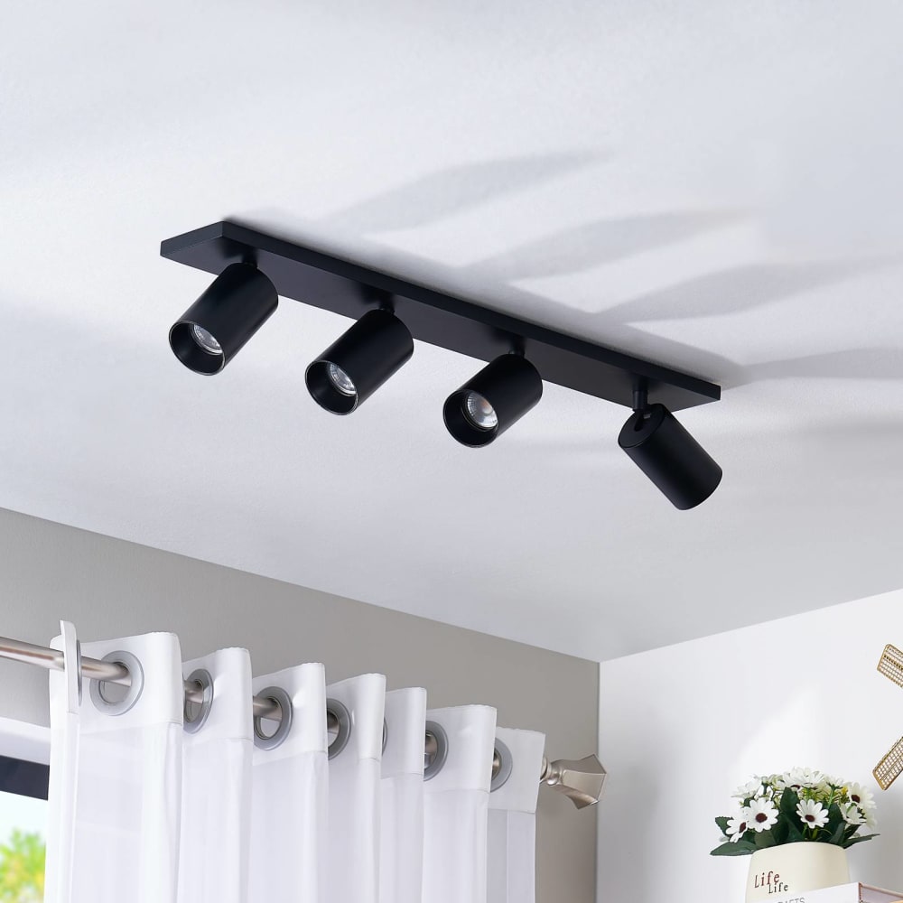 Strahler aus Aluminium, schwarz - Maisons Du Monde