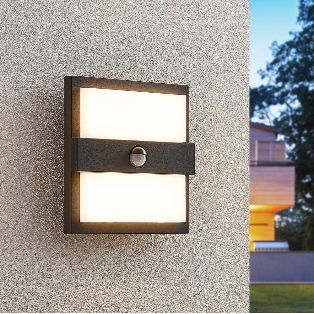 Außenwandleuchte aus Aluminium, schwarz - Maisons Du Monde