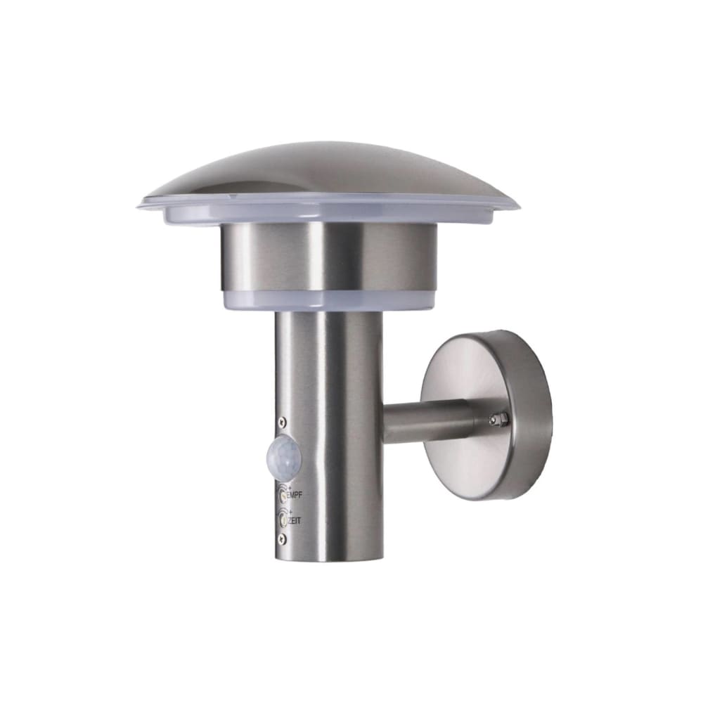 Lindby Außenwandleuchte aus Edelstahl, grau style modern - Edelstahl