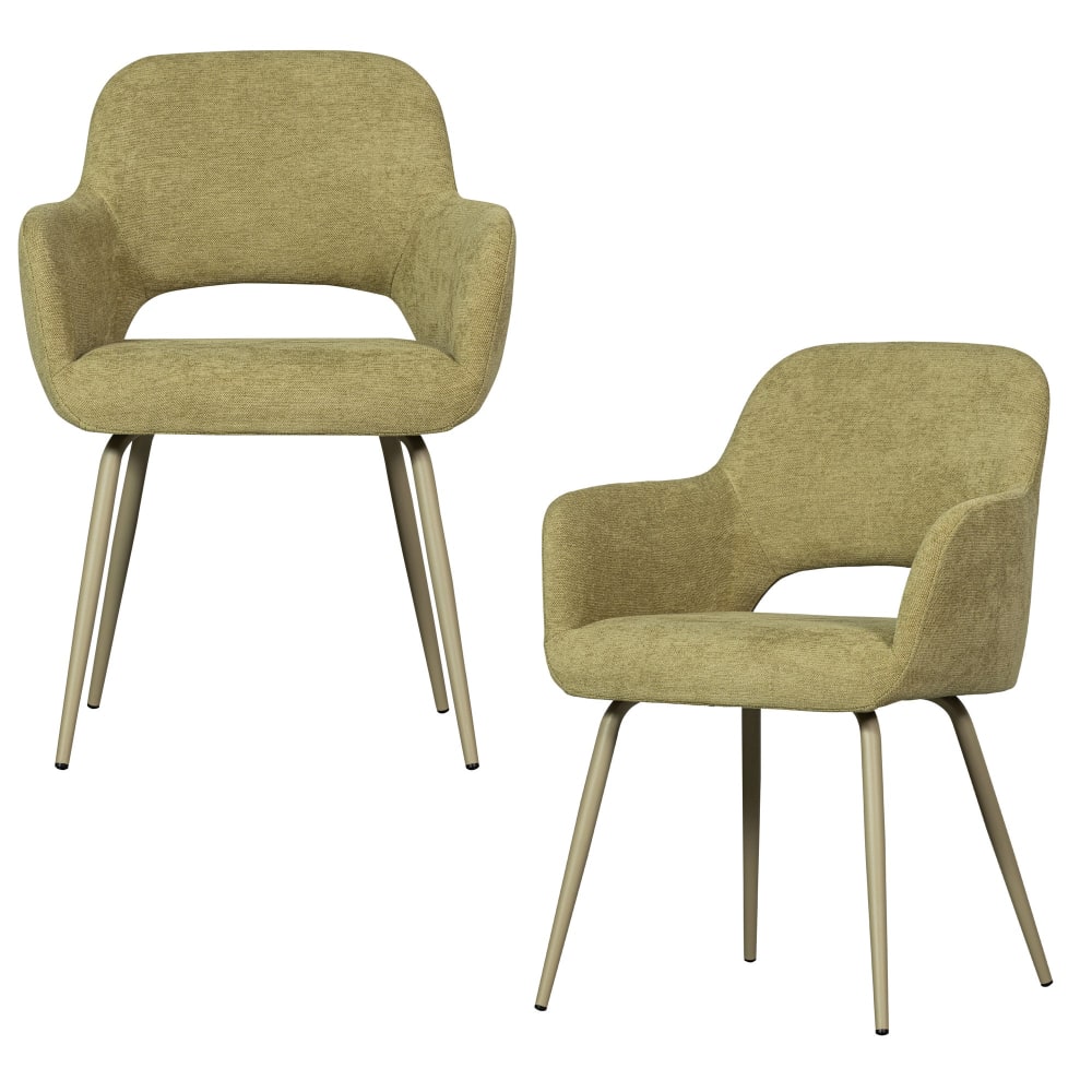 Lot 2 chaises table - polyester