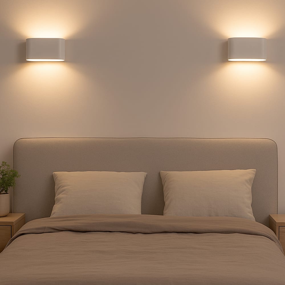 Applique murale aluminium blanc, éclairage haut/bas, G9 165mm — vue 4