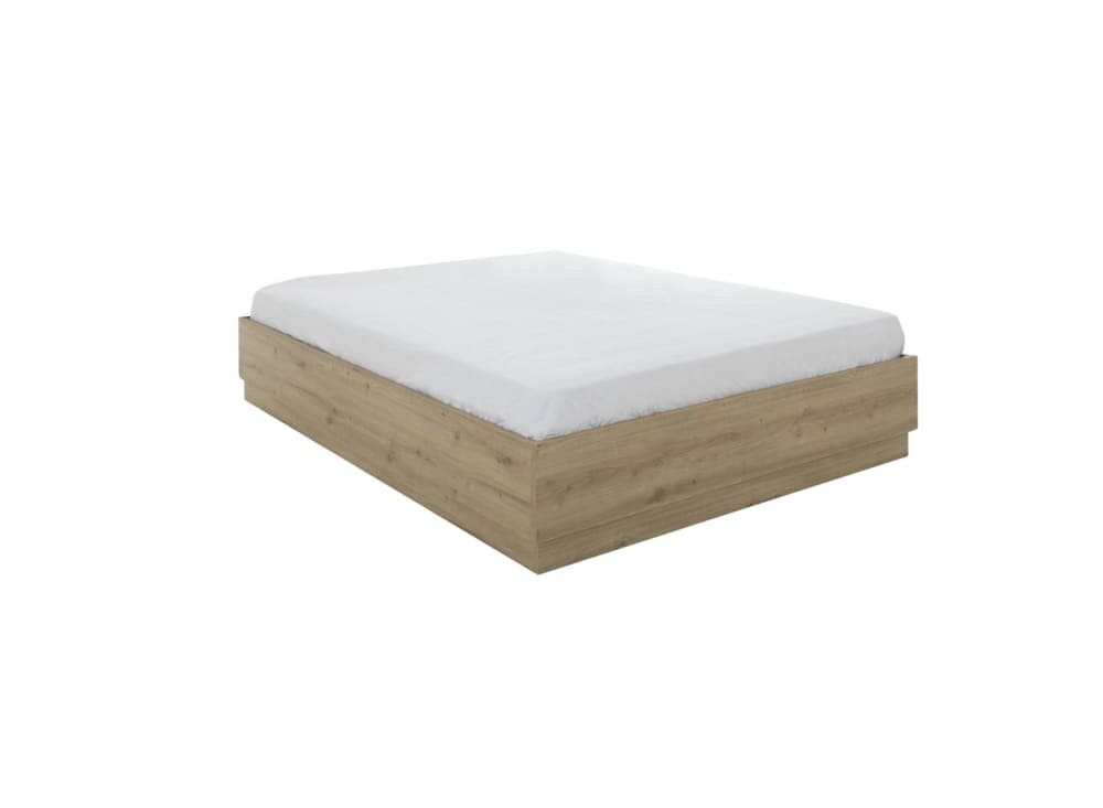 Lit coffre 140X190  Chêne - blond