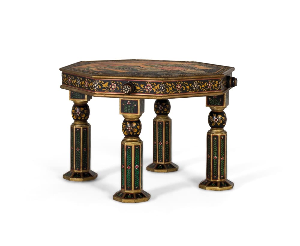table d'appoint octogonale