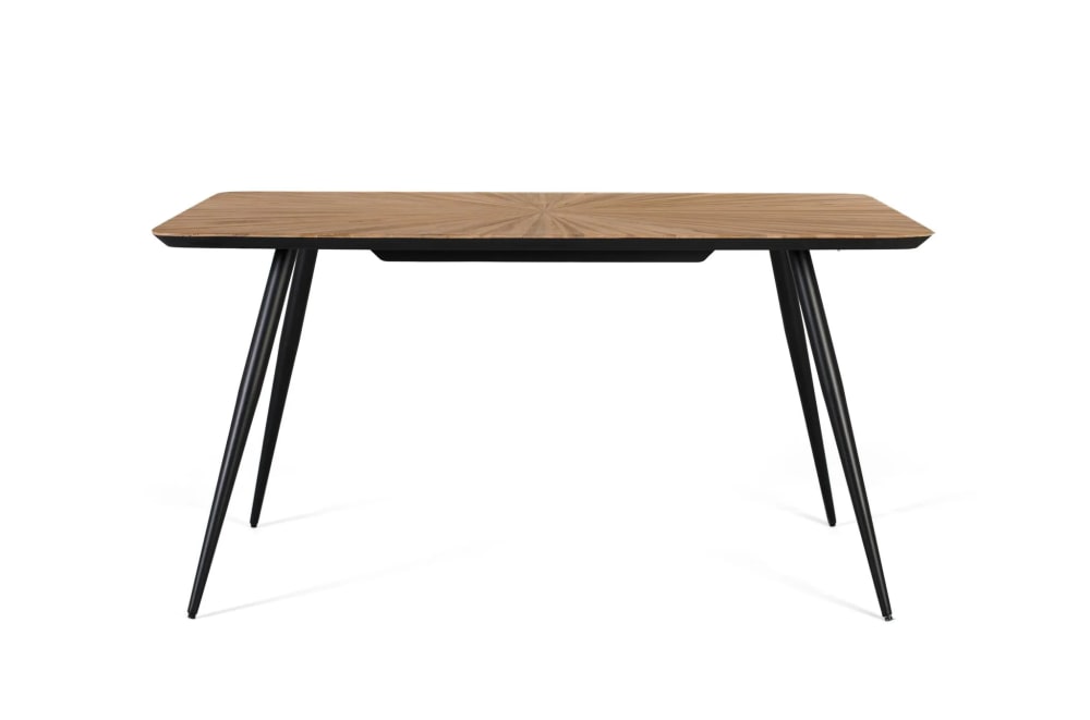 GINER Y COLOMER Esstisch aus recyceltem Teakholz 150 cm Braun
