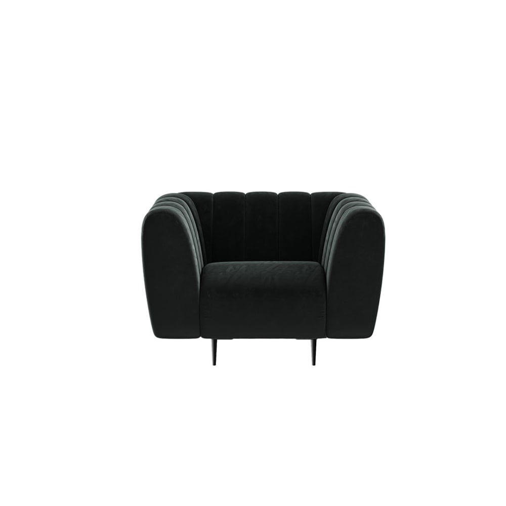 fauteuil gris foncé