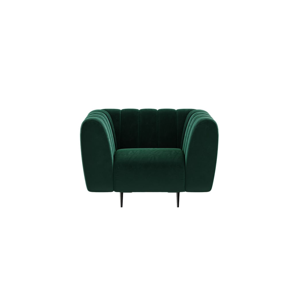 fauteuil vert profond