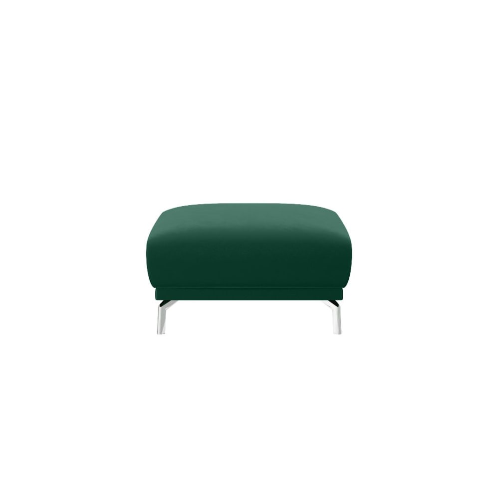 pouf en polyester vert