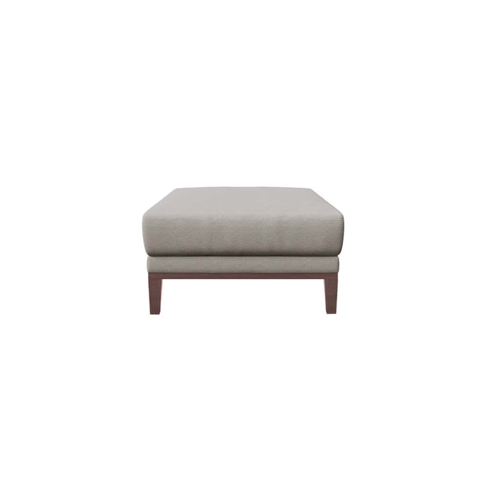 pouf en polyester gris