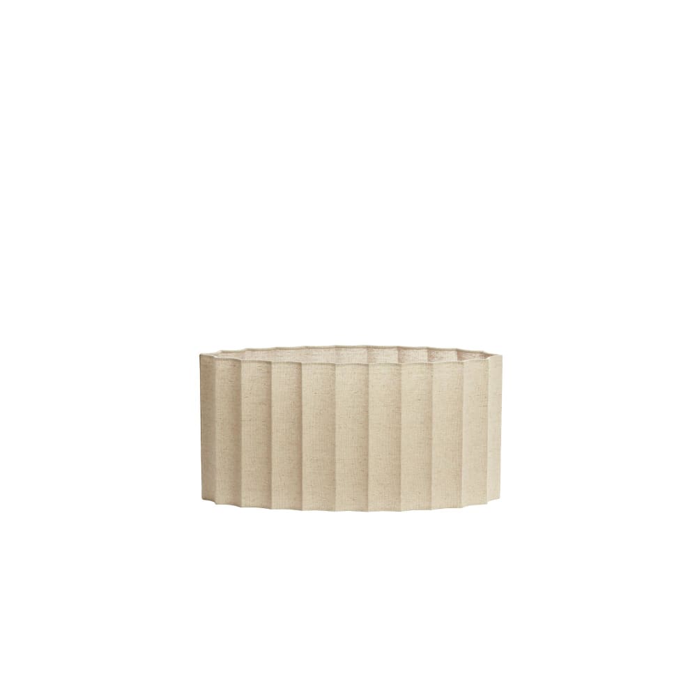 Light & Living Lampenschirm oval aus Textil, creme, 45x21x22cm style modern Beige Stoff