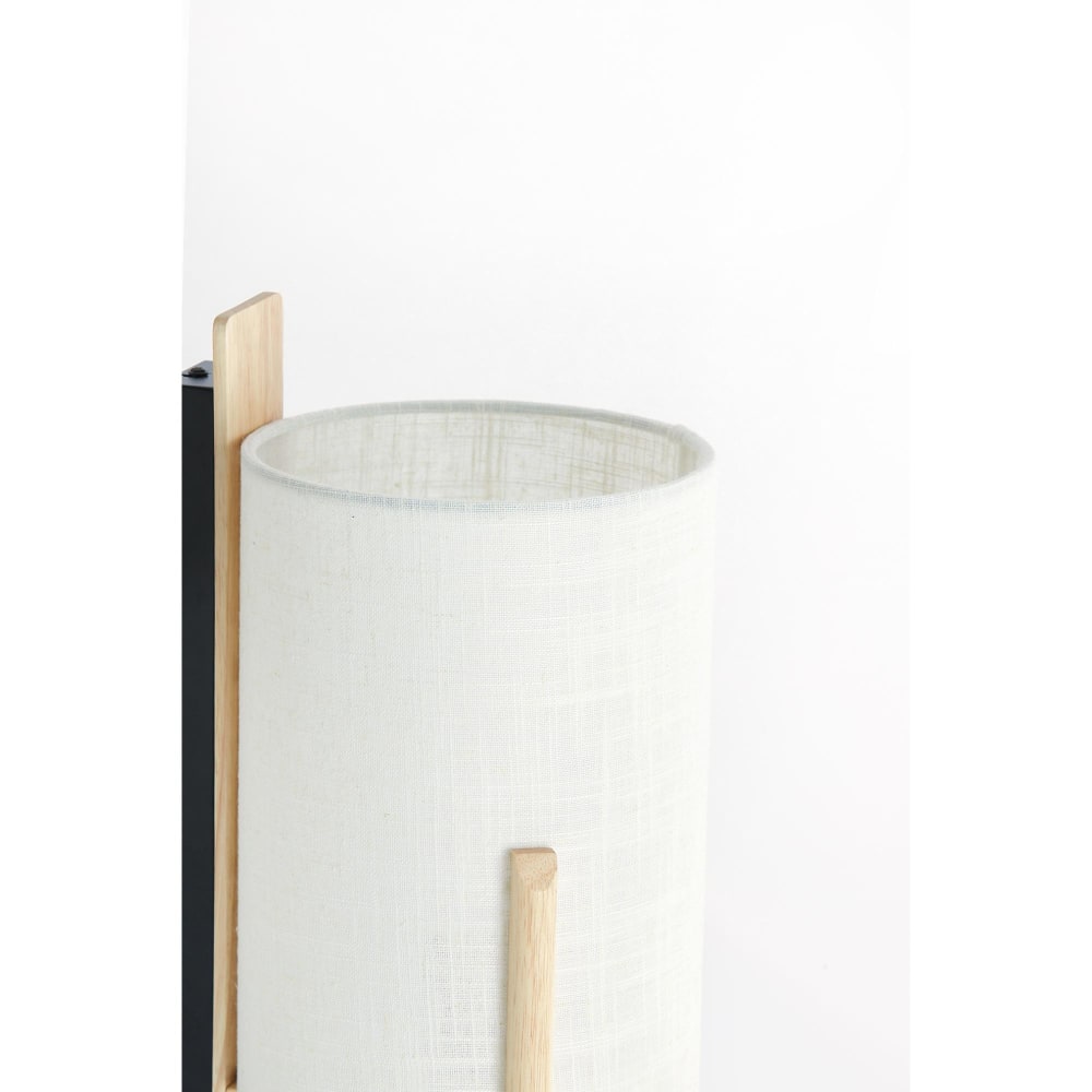 Wandlampe aus Holz, natürlich, 22x18x36cm - Maisons Du Monde